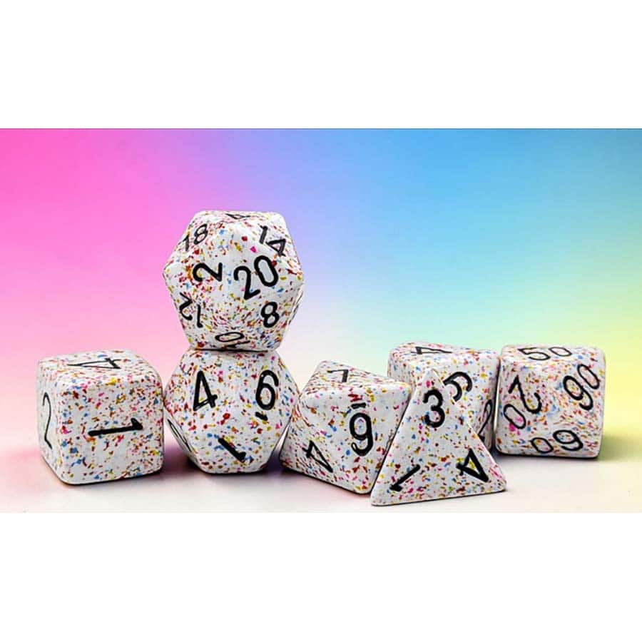Chessex: Speckled Polyhedral Dice Block (7 Dice) - Various Sets | Odin's Place