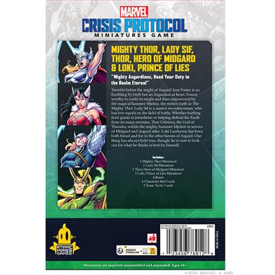 Marvel Crisis Protocol: Mighty Thor, Lady Sif, Thor Hero of Midgard & Loki Prince of Lies | Odin's Place