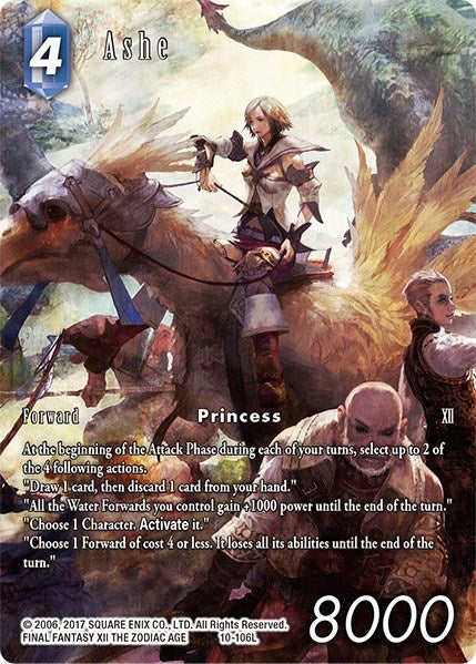 Ashe (Full Art Reprint) [Crystal Dominion] | Odin's Place
