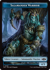 Salamander Warrior // Zombie Druid Double-Sided Token [Tarkir: Dragonstorm Commander Tokens] | Odin's Place