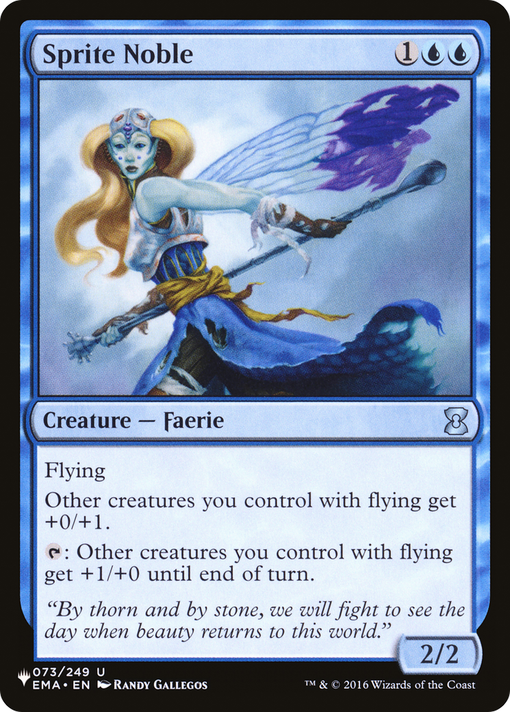 Sprite Noble [The List] | Odin's Place