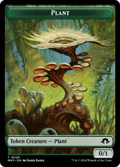 Ape (Ripple Foil) // Plant Double-Sided Token [Modern Horizons 3 Commander Tokens] | Odin's Place