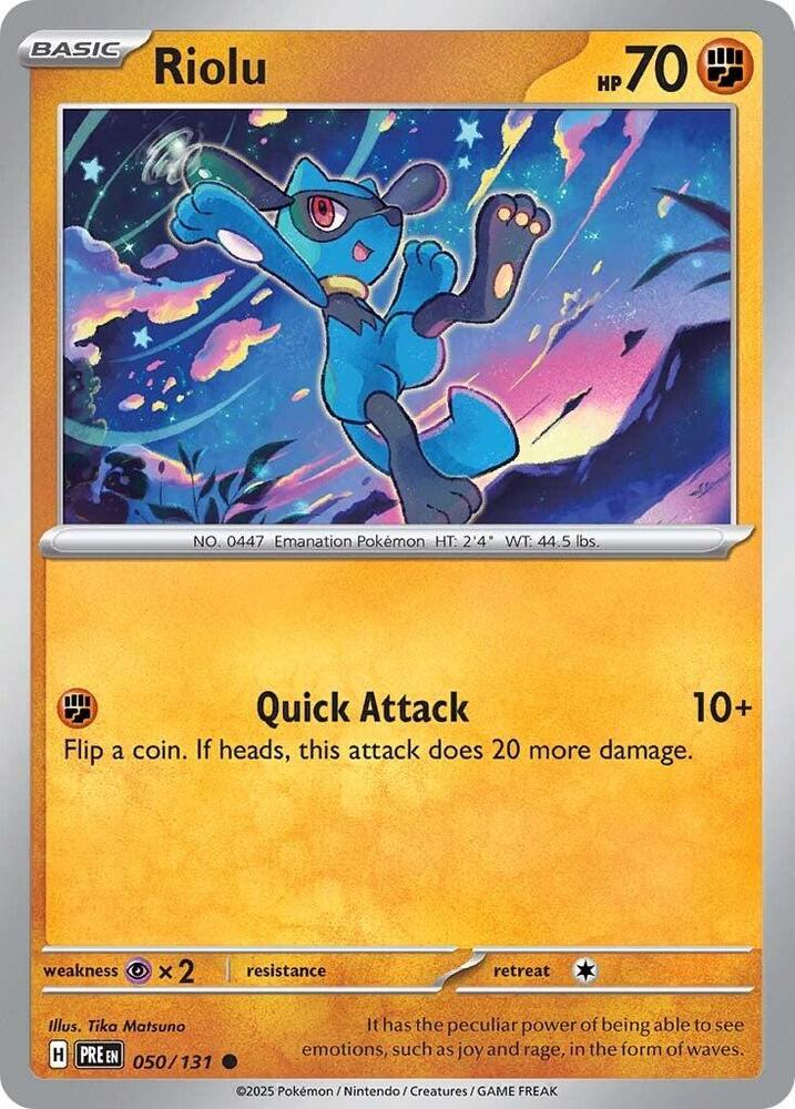 Riolu (050/131) [Scarlet & Violet: Prismatic Evolutions] | Odin's Place