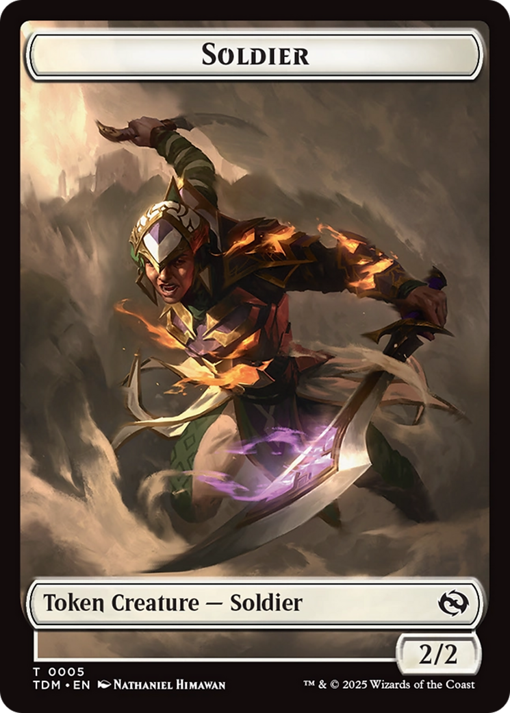 Goblin // Solider (0004) Double-Sided Token [Tarkir: Dragonstorm Commander Tokens] | Odin's Place