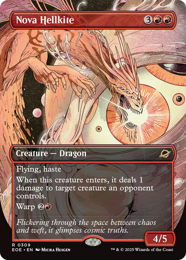 Nova Hellkite (Borderless) [Edge of Eternities] | Odin's Place