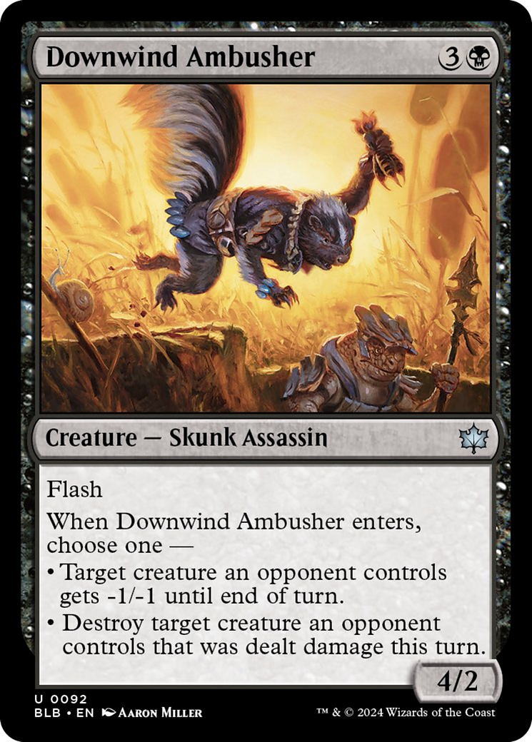 Downwind Ambusher [Bloomburrow] | Odin's Place