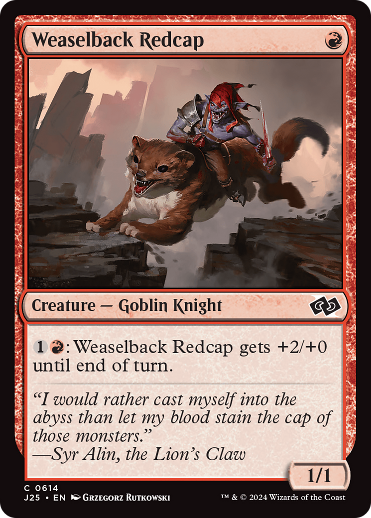 Weaselback Redcap [Foundations Jumpstart] | Odin's Place