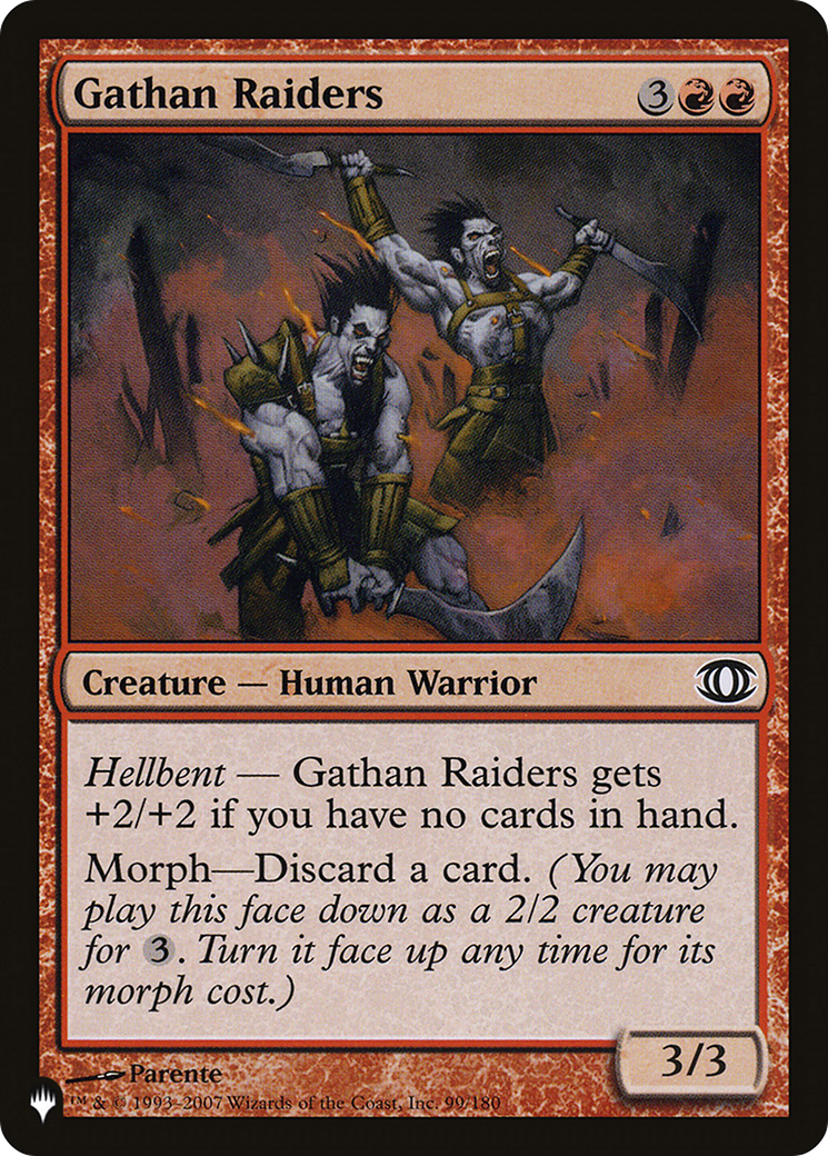 Gathan Raiders [The List] | Odin's Place
