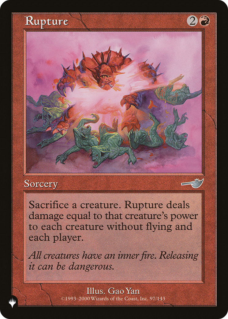 Rupture [The List] | Odin's Place