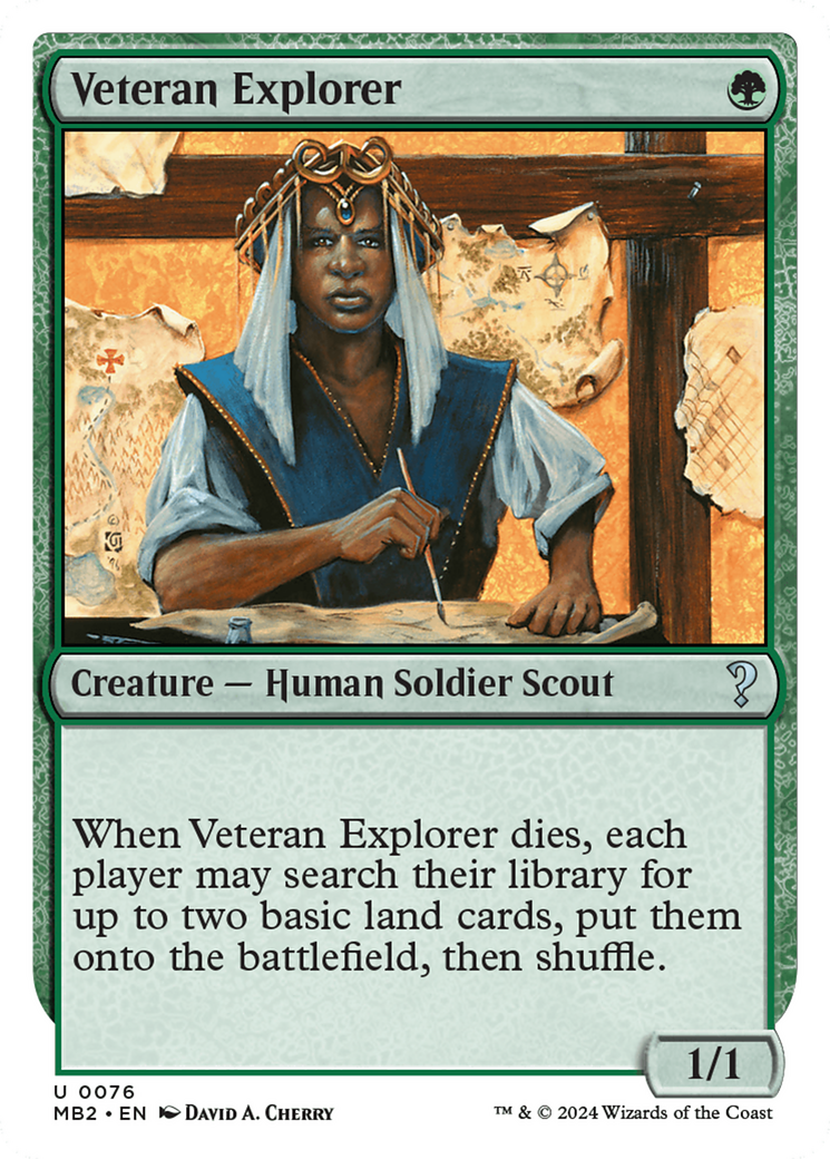 Veteran Explorer (White Border) [Mystery Booster 2] | Odin's Place