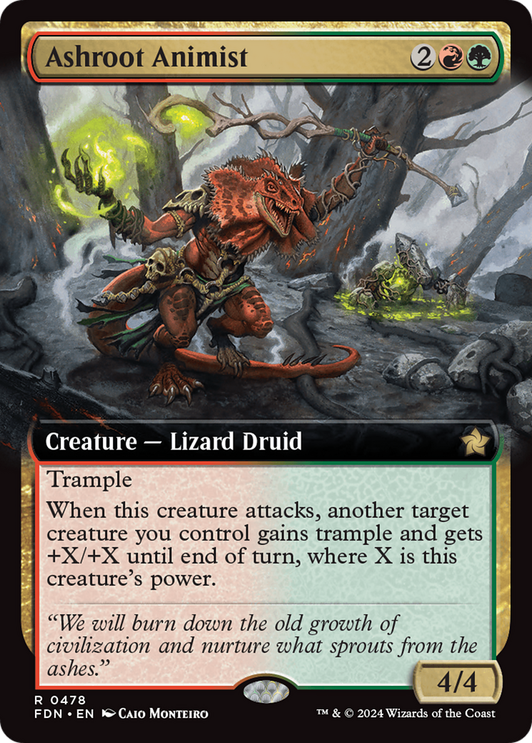 Ashroot Animist (Extended Art) [Foundations] | Odin's Place