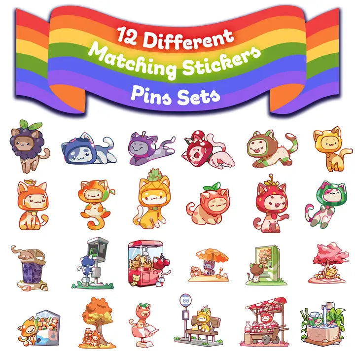 1985 Games: Milk Carton Mystery Dice Different Fruit Kawaii Cats Blind Box | Odin's Place
