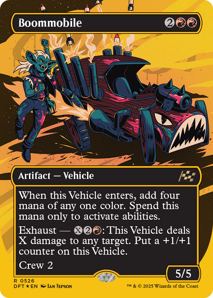 Boommobile (Borderless) (First-Place Foil) [Aetherdrift] | Odin's Place