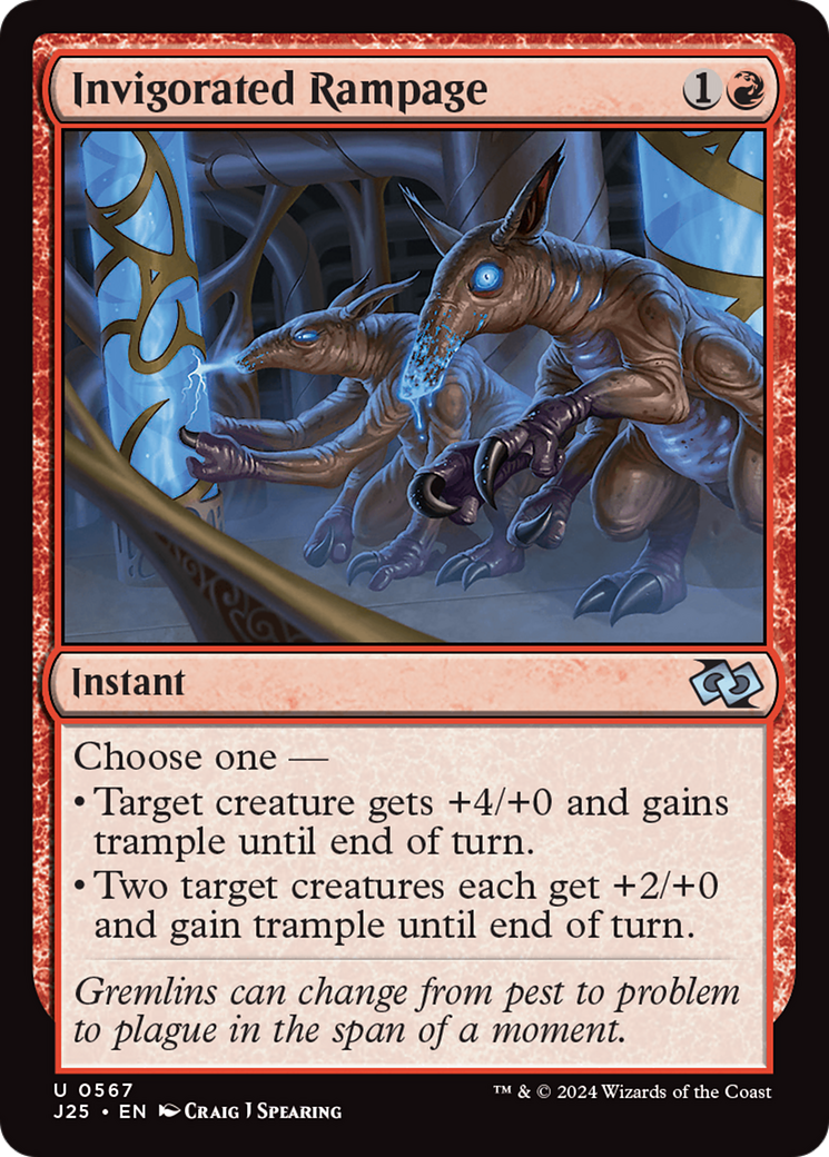 Invigorated Rampage [Foundations Jumpstart] | Odin's Place