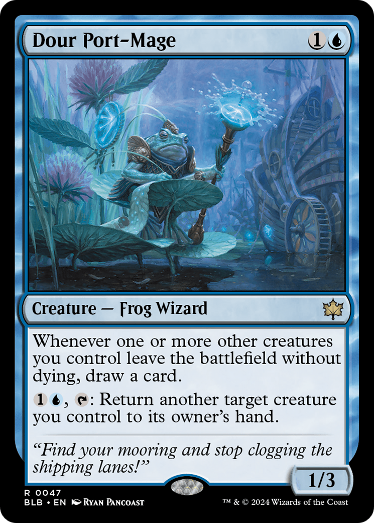 Dour Port-Mage [Bloomburrow] | Odin's Place