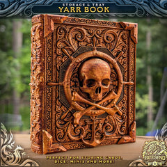 Pirate Yarr Storage Tome for TTRPG, MTG, Pokemon, D&D Gaming | Odin's Place