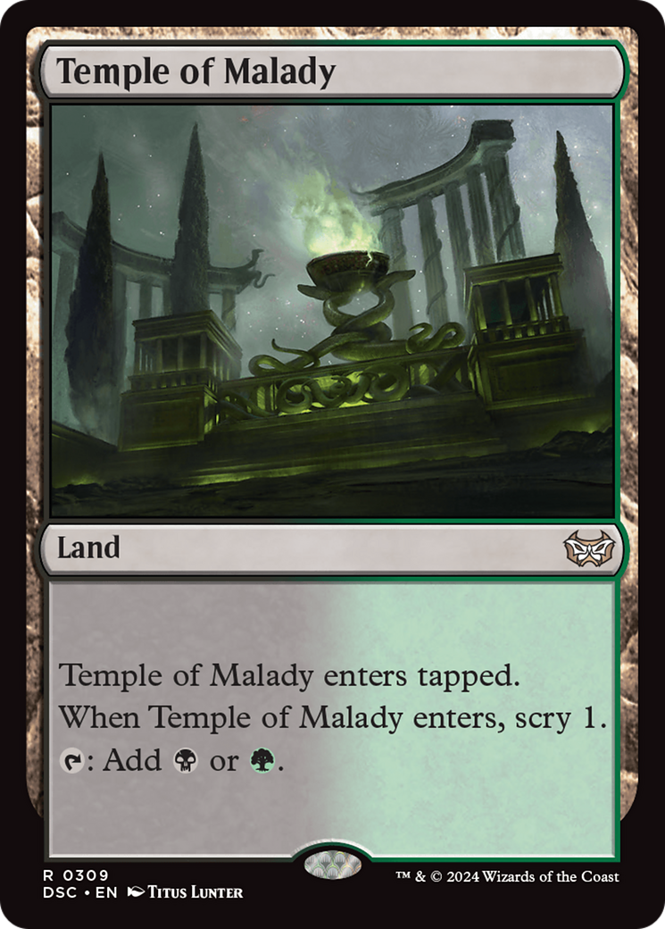 Temple of Malady [Duskmourn: House of Horror Commander] | Odin's Place