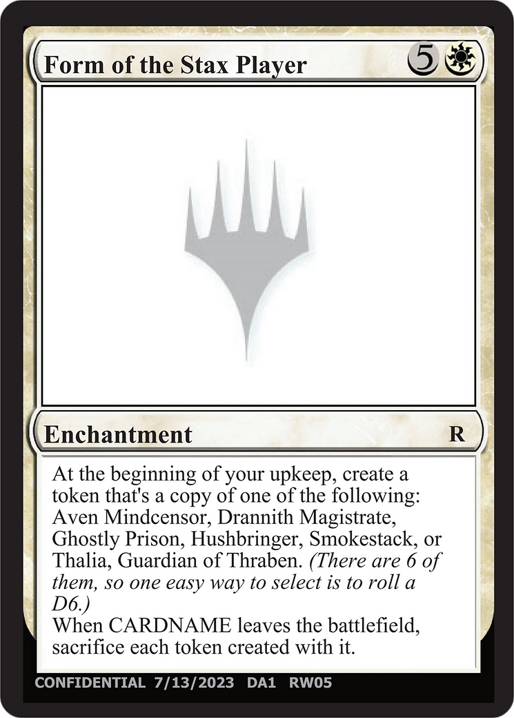 Form of the Stax Player [Unknown Event] | Odin's Place