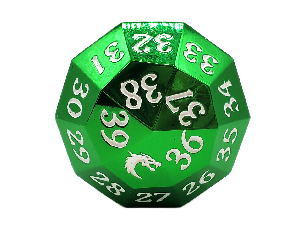 Old School Dice: Metal D40 Spindown | Odin's Place