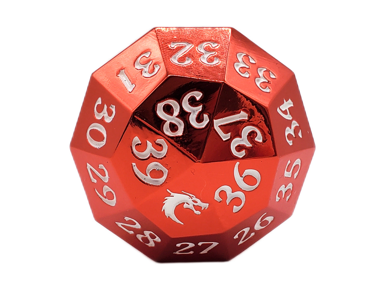Old School Dice: Metal D40 Spindown | Odin's Place