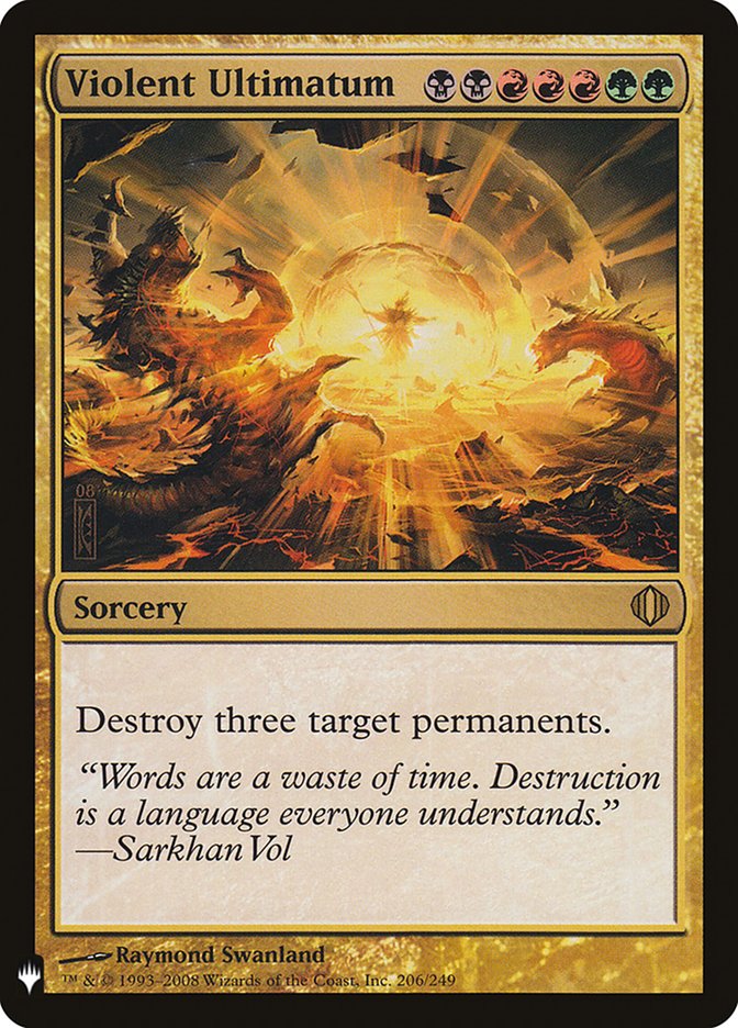 Violent Ultimatum [The List] | Odin's Place