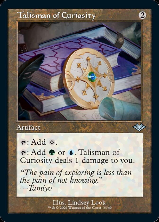 Talisman of Curiosity (Retro Foil Etched) [Modern Horizons] | Odin's Place