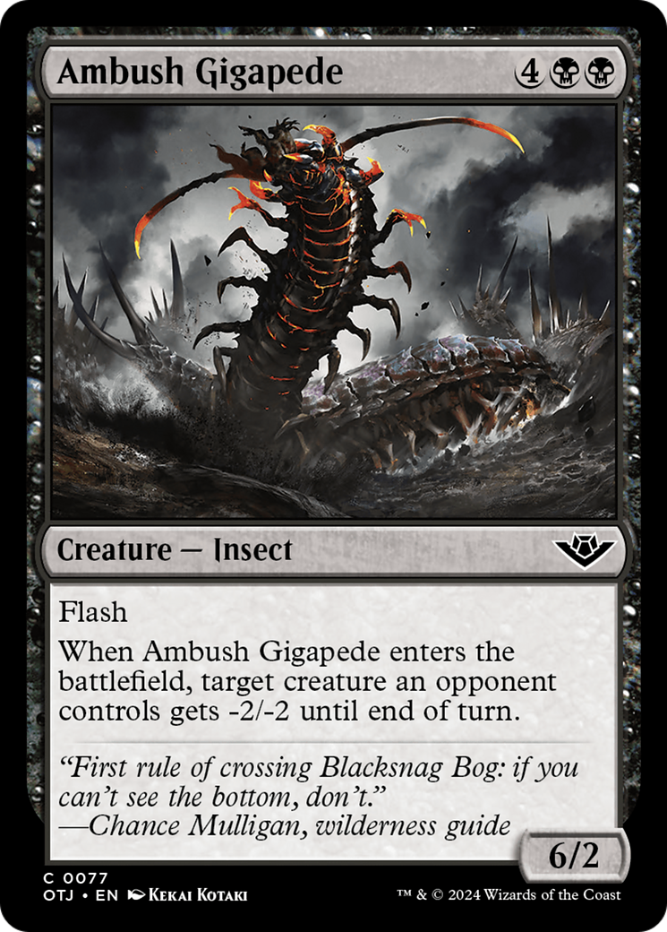 Ambush Gigapede [Outlaws of Thunder Junction] | Odin's Place