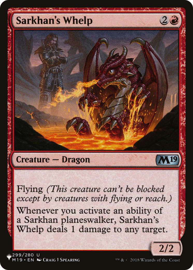 Sarkhan's Whelp [The List] | Odin's Place
