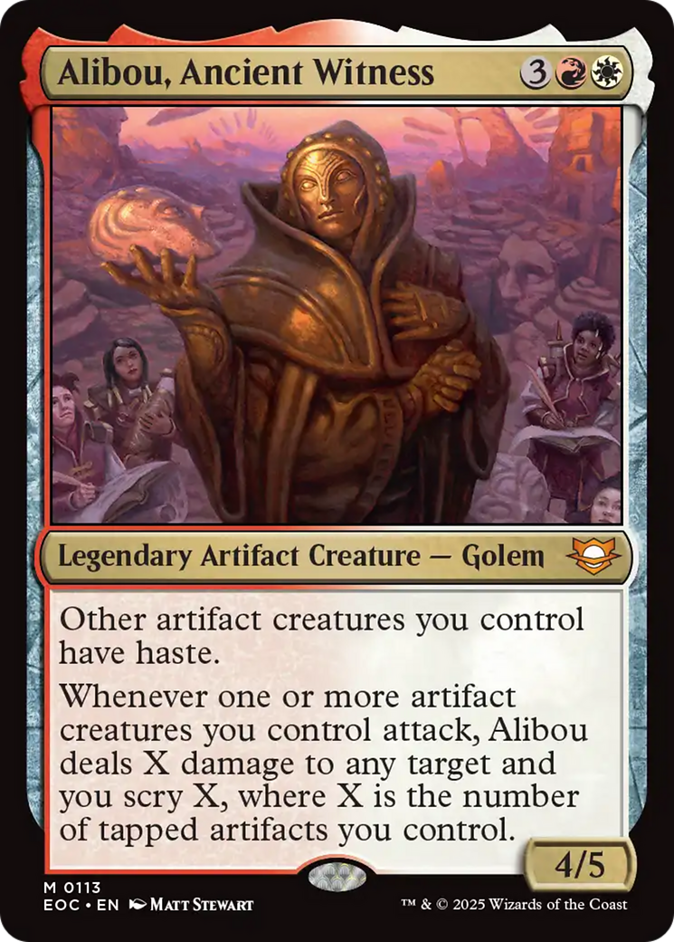 Alibou, Ancient Witness [Edge of Eternities Commander] | Odin's Place