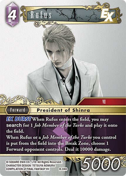 Rufus EX [Boss Deck: Final Fantasy VII] | Odin's Place