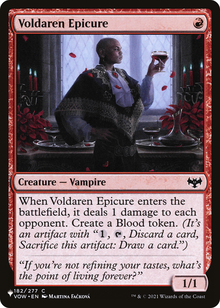 Voldaren Epicure [The List] | Odin's Place