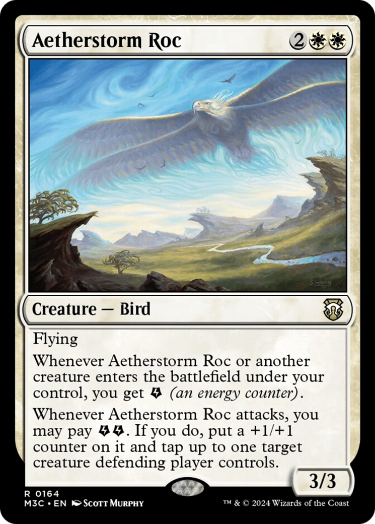 Aetherstorm Roc (Ripple Foil) [Modern Horizons 3 Commander] | Odin's Place