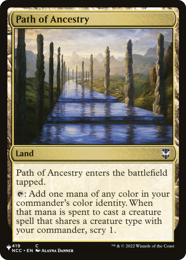 Path of Ancestry (NCC) [The List] | Odin's Place