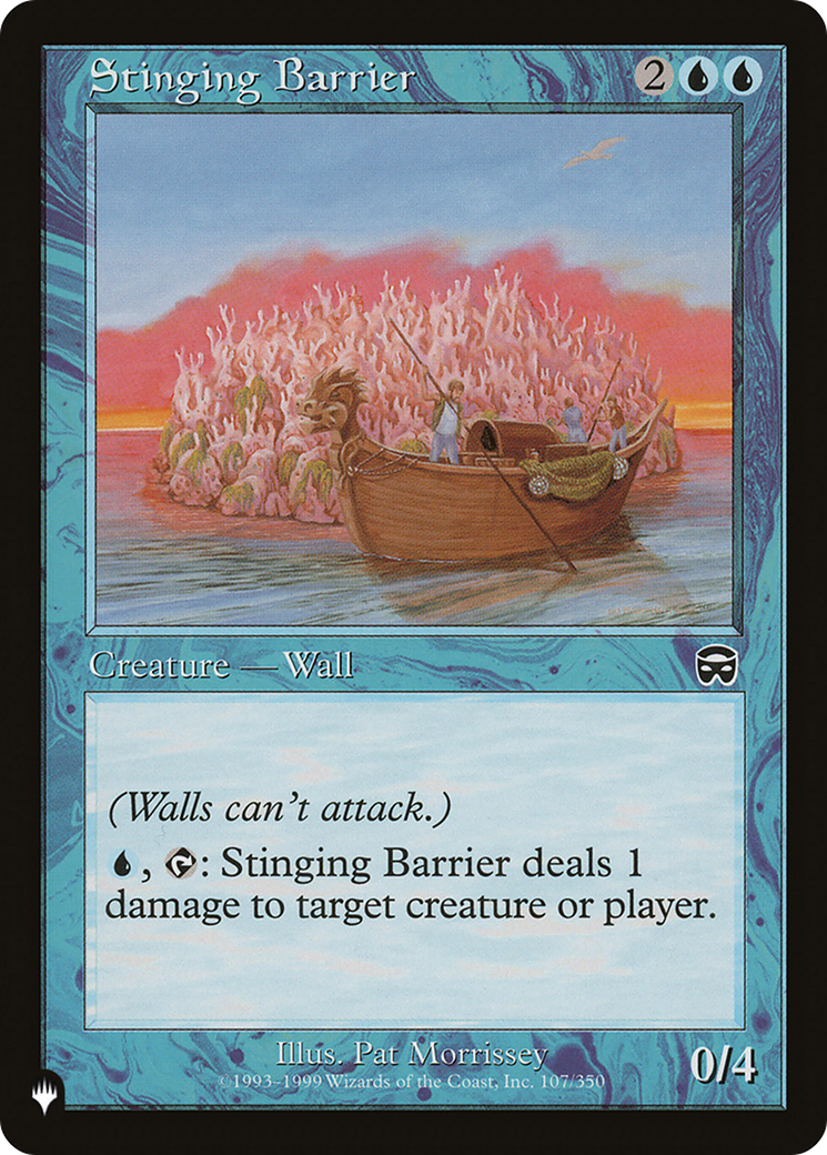 Stinging Barrier [The List] | Odin's Place
