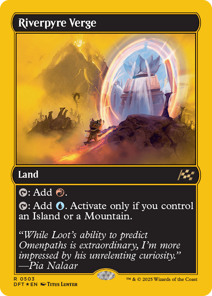 Riverpyre Verge (First-Place Foil) [Aetherdrift] | Odin's Place