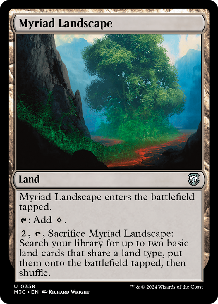 Myriad Landscape (Ripple Foil) [Modern Horizons 3 Commander] | Odin's Place