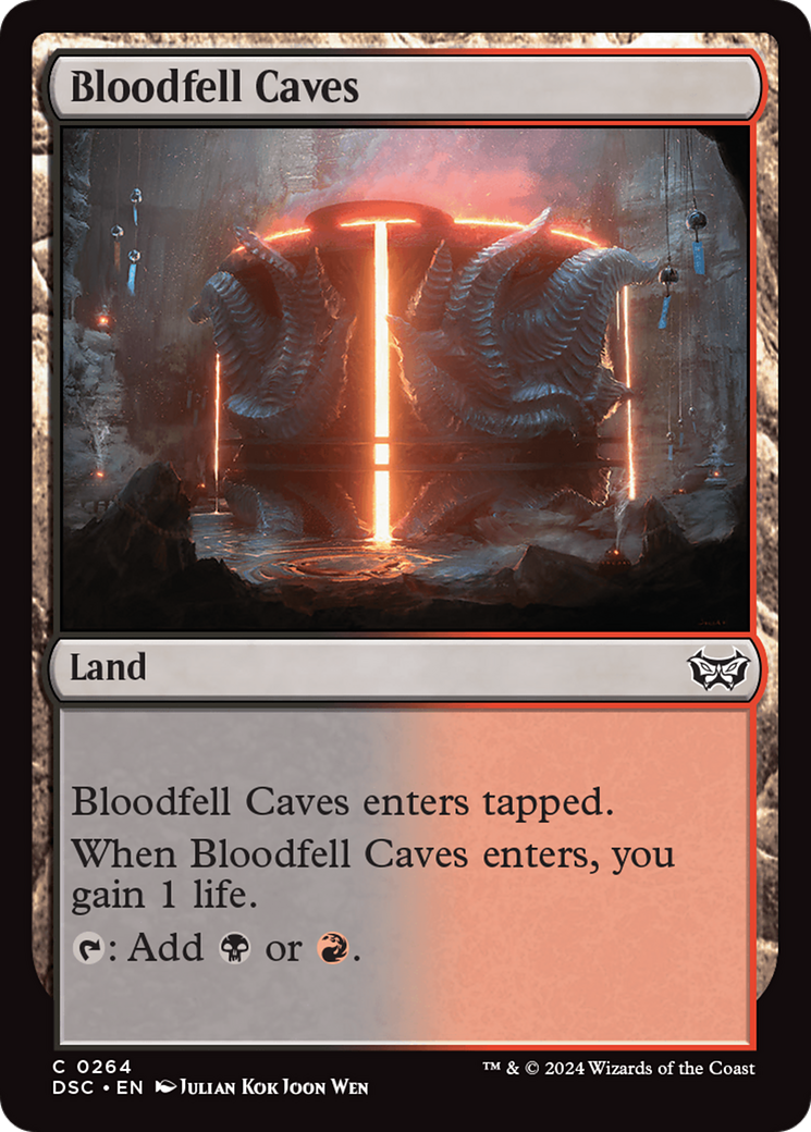 Bloodfell Caves [Duskmourn: House of Horror Commander] | Odin's Place
