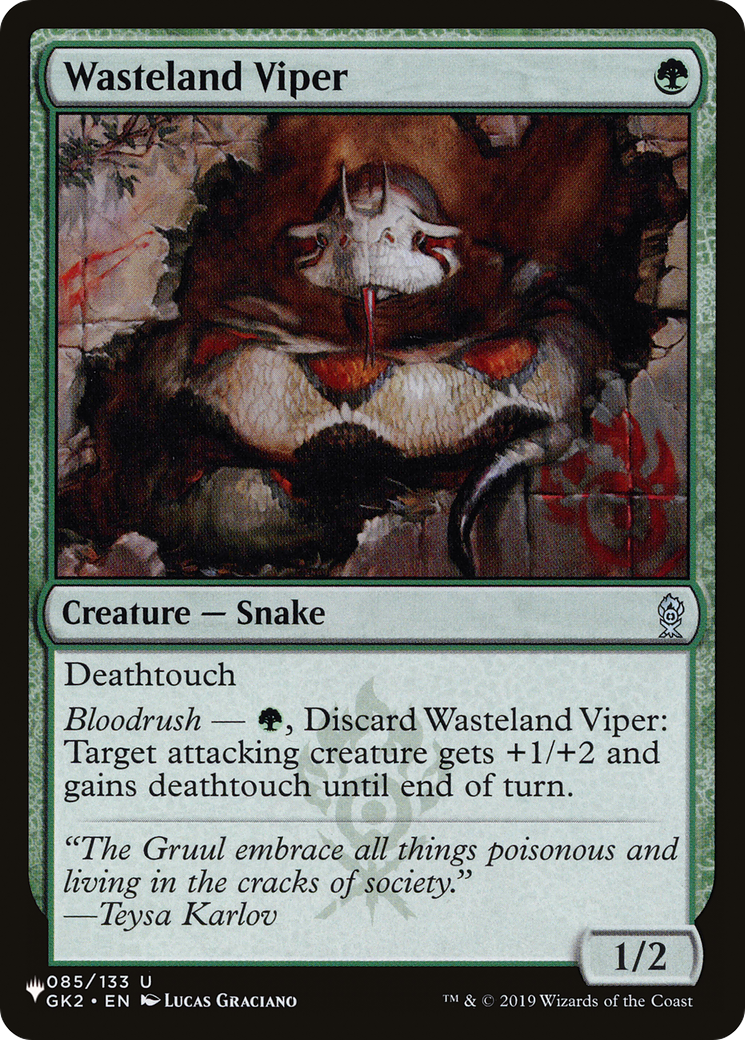 Wasteland Viper [The List] | Odin's Place