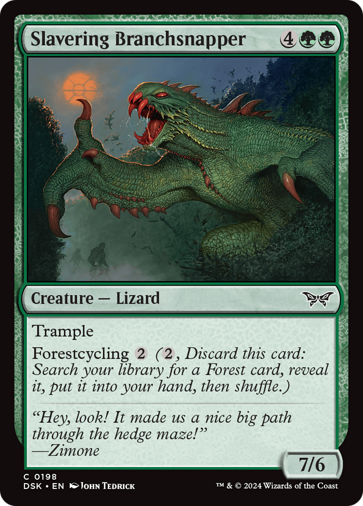 Slavering Branchsnapper [Duskmourn: House of Horror] | Odin's Place