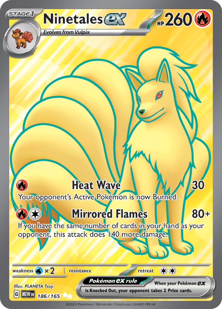 Ninetales ex (186/165) [Scarlet & Violet 151] | Odin's Place
