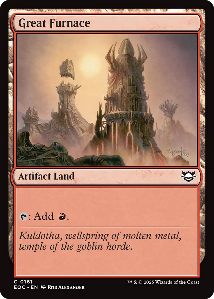 Great Furnace [Edge of Eternities Commander] | Odin's Place