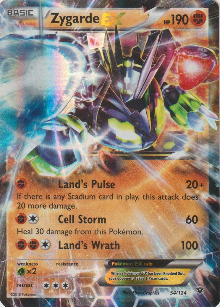 Zygarde EX (054/124) (Jumbo Card) [XY: Fates Collide] | Odin's Place