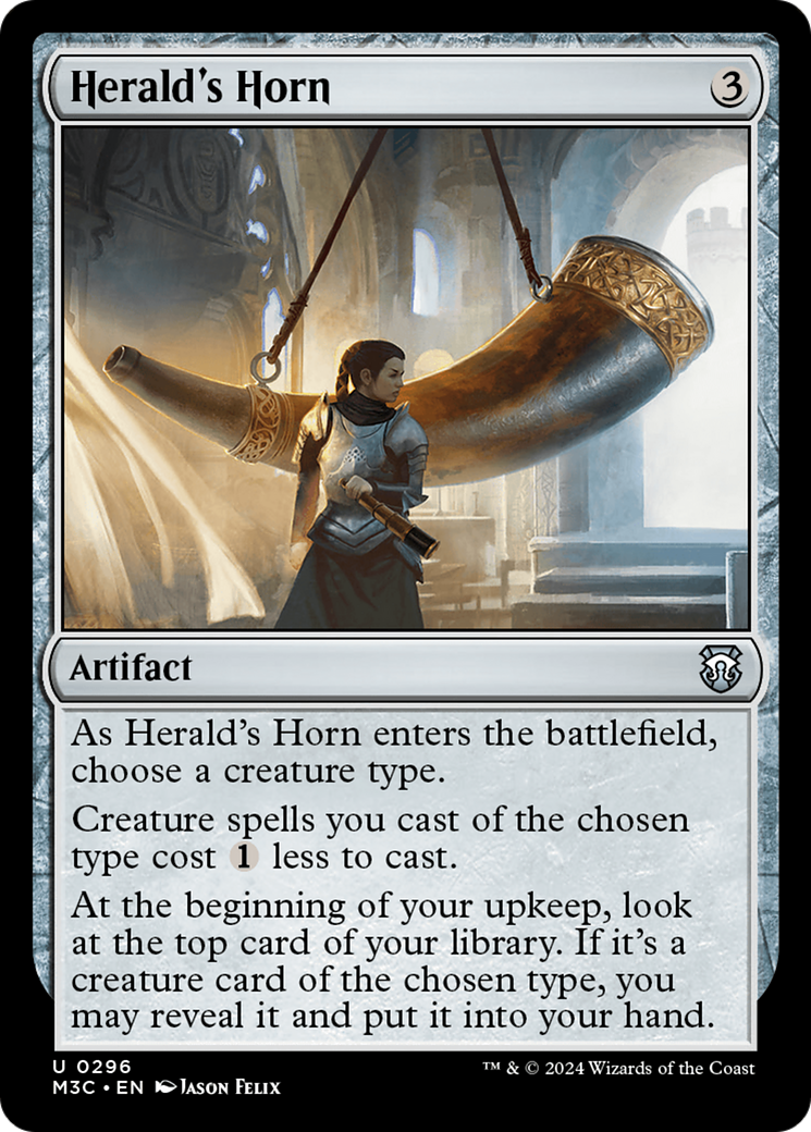 Herald's Horn (Ripple Foil) [Modern Horizons 3 Commander] | Odin's Place