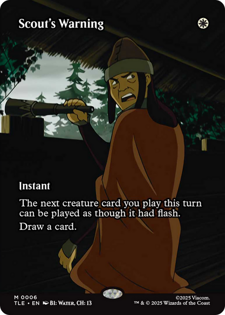 Scout's Warning (Borderless) [Avatar: The Last Airbender: Eternal-Legal] | Odin's Place