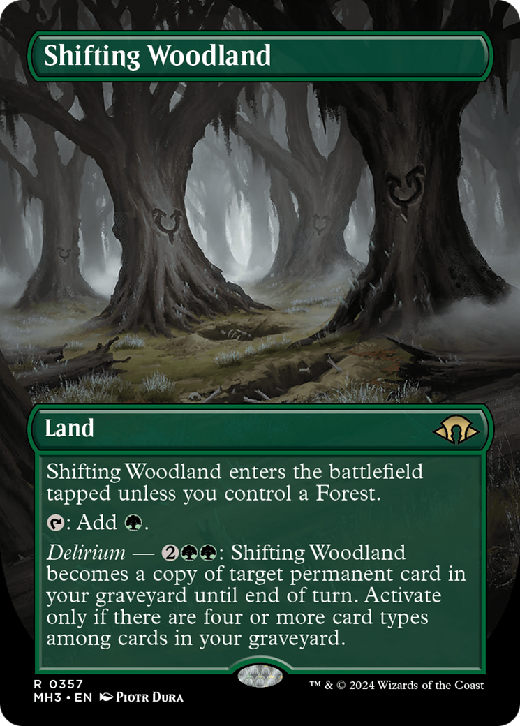 Shifting Woodland (Borderless) [Modern Horizons 3] | Odin's Place