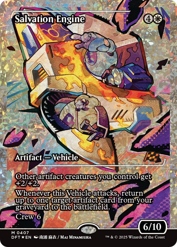 Salvation Engine (Showcase) (Fracture Foil) [Aetherdrift] | Odin's Place