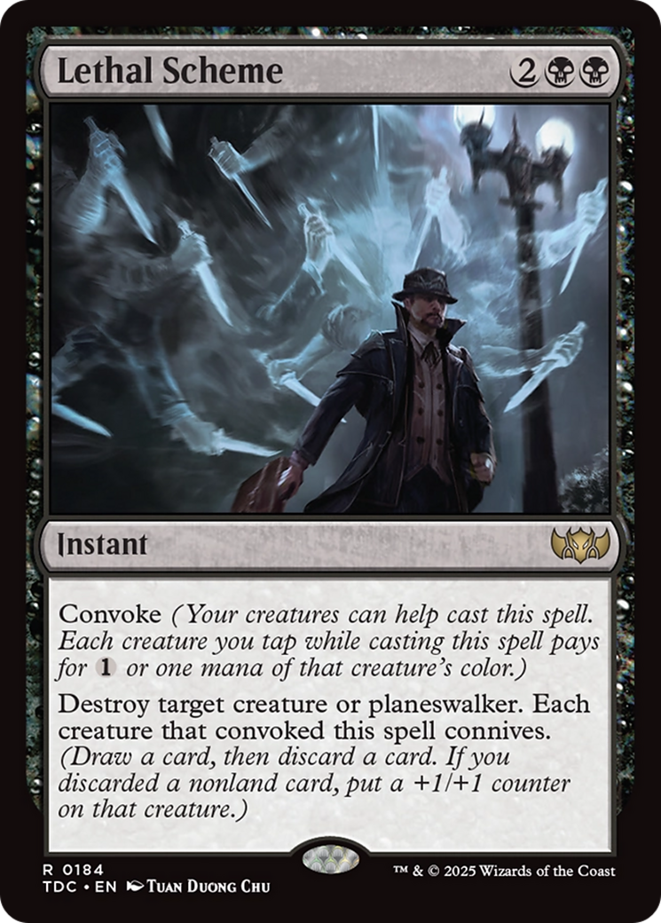 Lethal Scheme [Tarkir: Dragonstorm Commander] | Odin's Place