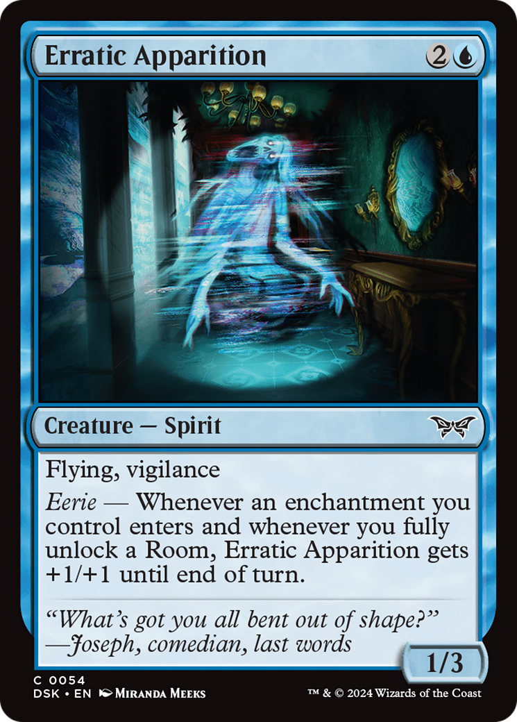 Erratic Apparition [Duskmourn: House of Horror] | Odin's Place
