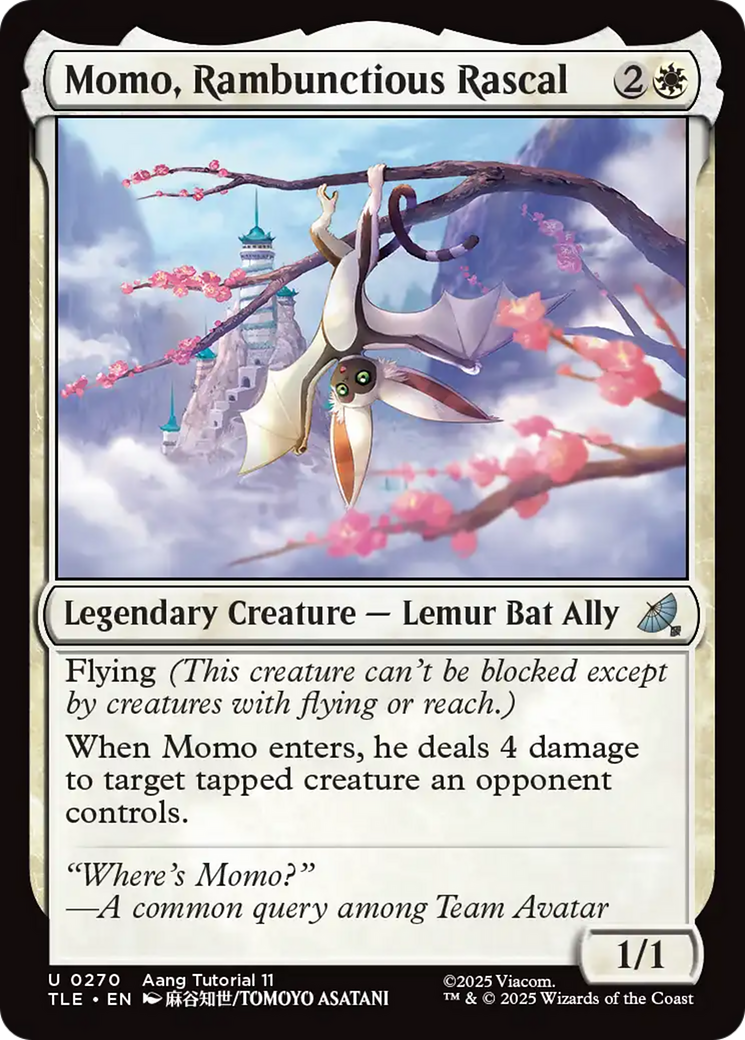 Momo, Rambunctious Rascal (0270) [Avatar: The Last Airbender: Eternal-Legal] | Odin's Place