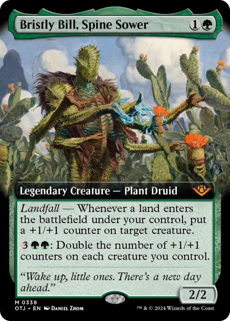 Bristly Bill, Spine Sower (Extended Art) [Outlaws of Thunder Junction] | Odin's Place